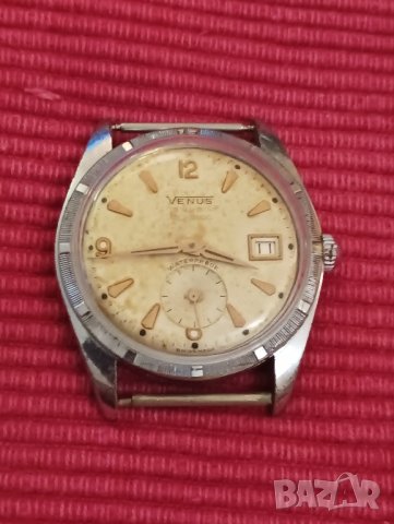 Стар мъжки часовник VENUS, Швейцария. , снимка 2 - Мъжки - 43732523