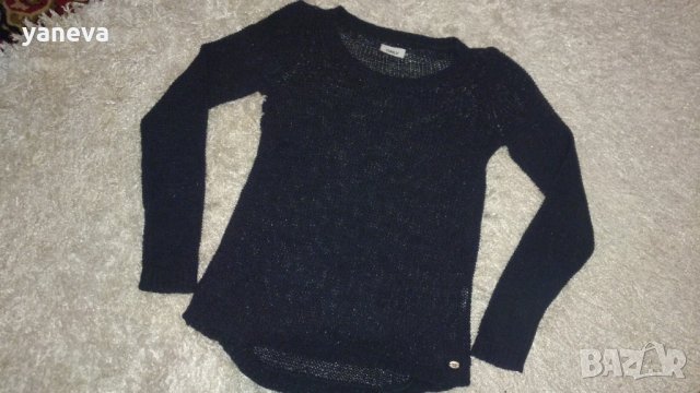 "ONLY" прозрачна черна блуза , снимка 3 - Блузи с дълъг ръкав и пуловери - 27616029