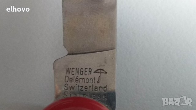 Джобна ножка Wenger Delemont - Switzerland, снимка 3 - Антикварни и старинни предмети - 39571336