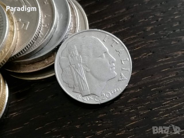 Монета - Италия - 20 чентесими | 1941г.