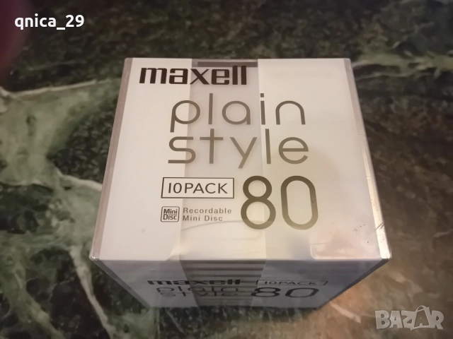 Maxell Plain Style 80 минидиск