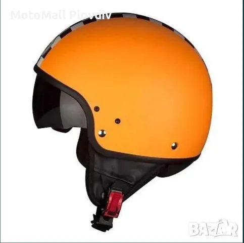 Каска отворена BHR ретро размер S/M/L/XL очила мото мотор, снимка 2 - Аксесоари и консумативи - 49176640