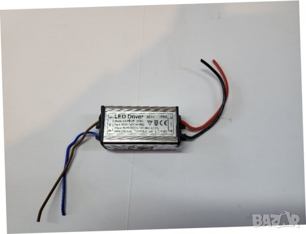 LED драйвер 10 вата- захранване 20 - 36 волта DC - за захранване на LED ...