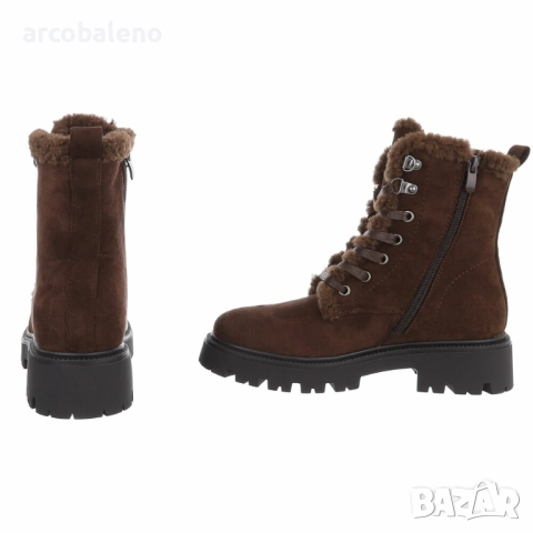 Дамски боти с връзки, 3цвята , снимка 17 - Дамски боти - 52801220