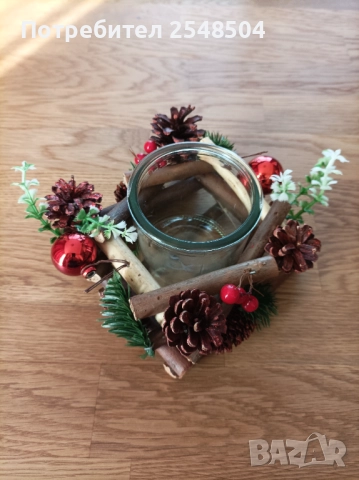 Коледен свещник , снимка 5 - Коледни подаръци - 52834501