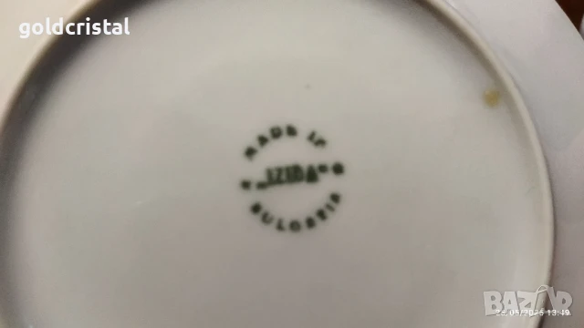 стар български порцелан изида детски приказки чиния , снимка 3 - Антикварни и старинни предмети - 50477405