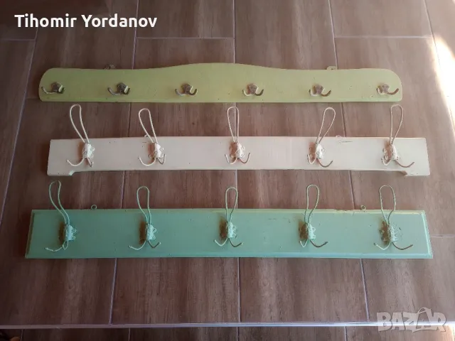 Дървени закачалки.-3 броя., снимка 4 - Антикварни и старинни предмети - 47881749