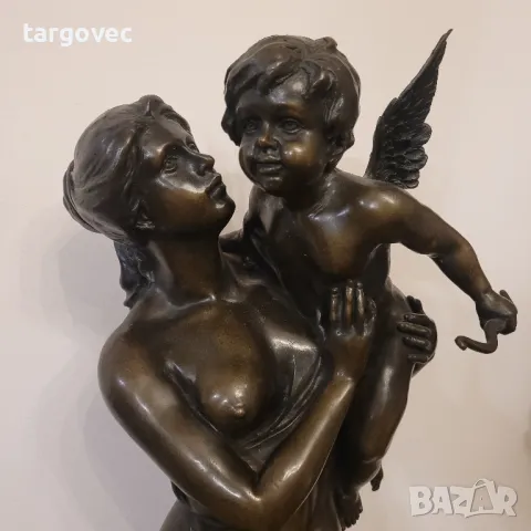 уникална бронзова фигура статуетка статуя, снимка 3 - Антикварни и старинни предмети - 49236517