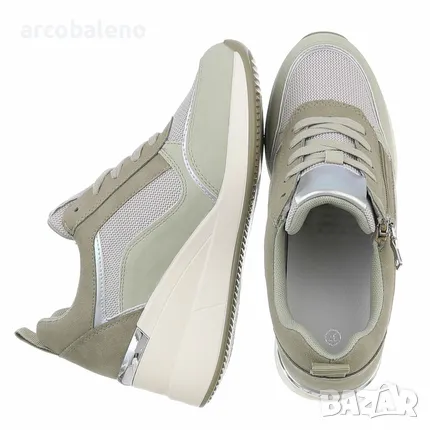 Дамски кецове на танкетка, 4цвята , снимка 3 - Кецове - 48450802