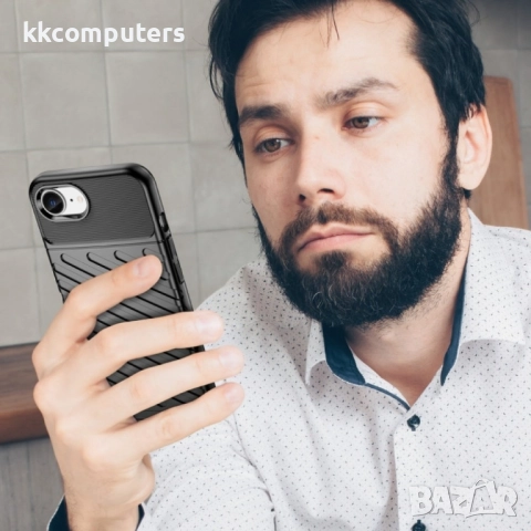 Apple iPhone 16e Thunderbolt TPU Удароустойчив Калъф и Протектор, снимка 8 - Калъфи, кейсове - 52674358
