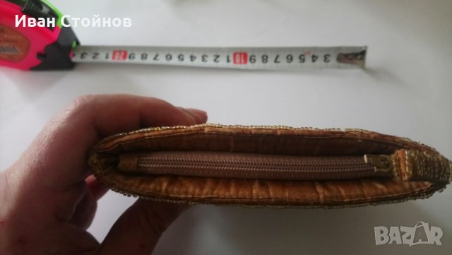 Портмоне с мъниста - седеф, снимка 4 - Антикварни и старинни предмети - 28247305