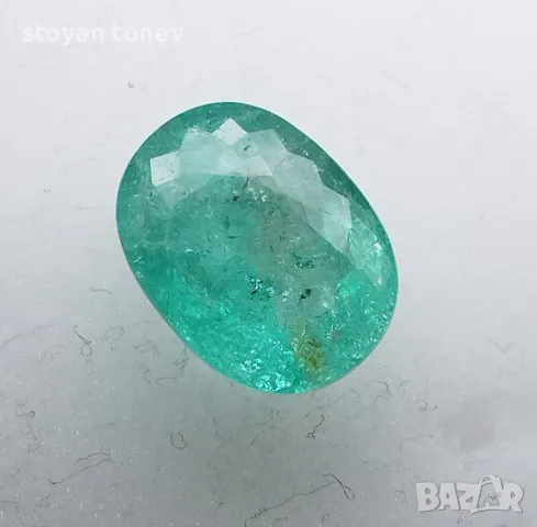 Хипнотизиращ Параиба турмалин в голям размер - 4.96кт.! Сертифициран! Нов!, снимка 5 - Бижутерийни комплекти - 44659464