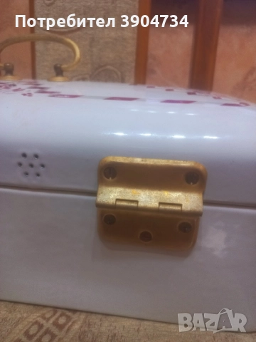 Емайлирана кутия хляб 1920г., снимка 10 - Антикварни и старинни предмети - 52049155