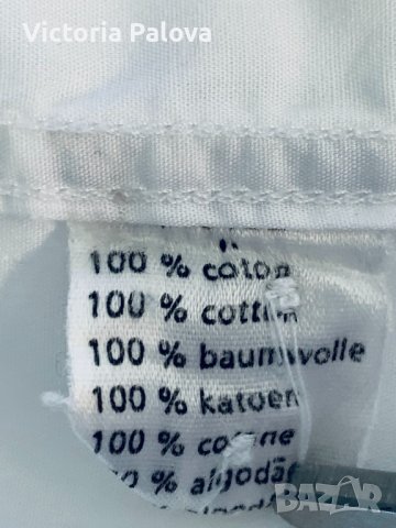 Бяла риза LACOSTE оригинал, премиум-памук, снимка 7 - Ризи - 36702430