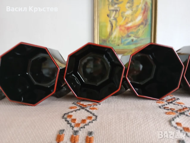 Френски сервиз за кафе 80-те г., - Коледни лампички, - и Картини - худ. Марияна Зографова, снимка 4 - Други стоки за дома - 47595842