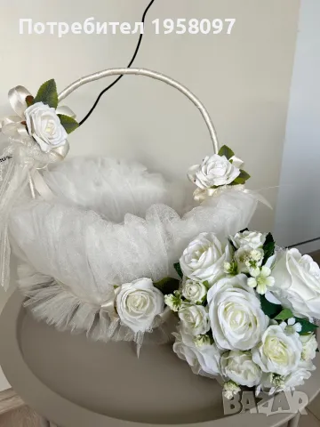 Кошница за сватба  +букет 