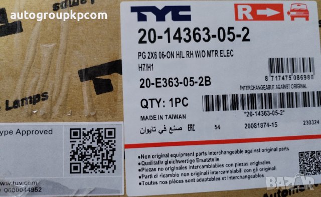 Нови фарове за Peugeot 206 - TYC, снимка 4 - Части - 43710986