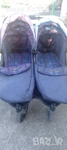 Количка за близнаци, снимка 9 - Детски колички - 36445708