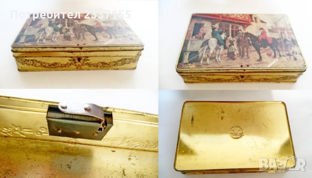 стара ламаринена кутия, снимка 2 - Колекции - 26627352