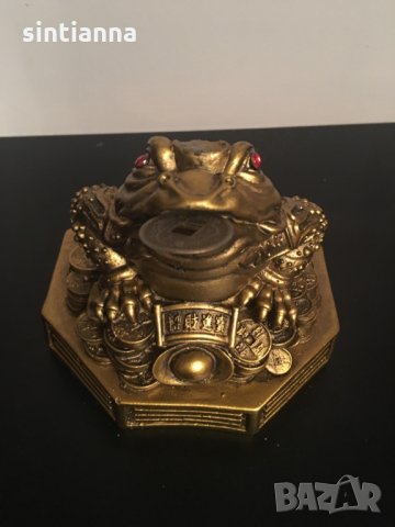  Трикрака жаба Фън Шуй, снимка 9 - Декорация за дома - 27346004