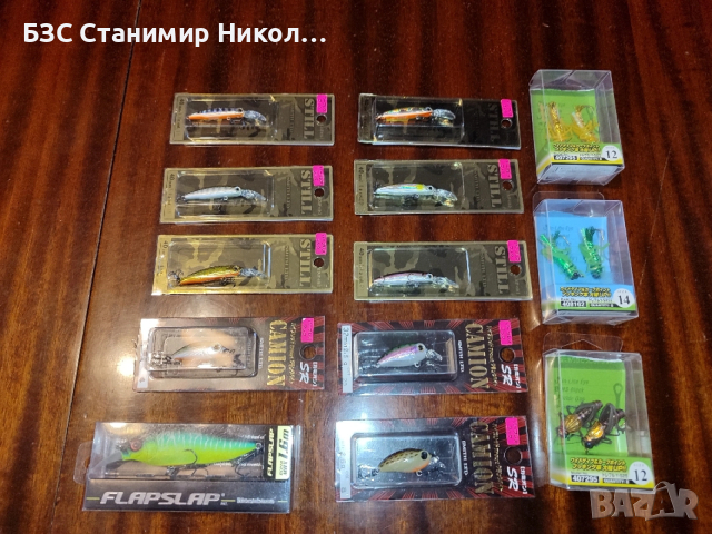 Воблери Smith Camion SR,Still,Megabass,щурци за клен,кутии за примамки,Shimano 23 Vanquish C3000MHG.