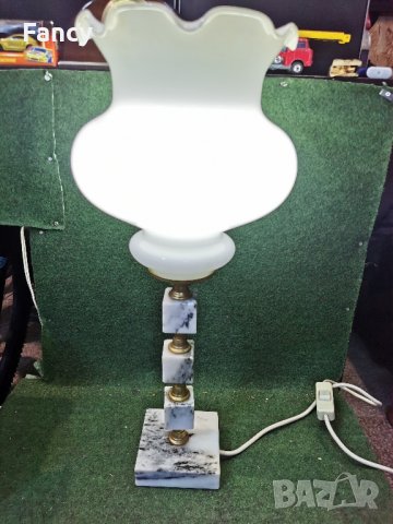 Мраморна настолна лампа, снимка 7 - Настолни лампи - 44082139