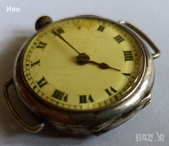 Remontoir сребърен старинен дамски часовник, снимка 3 - Антикварни и старинни предмети - 32622692
