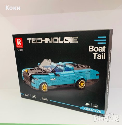 Лего конструктор 🚘 Technolgie BOAT Tail 🏎️🧩 417 части, снимка 1 - Конструктори - 43245149