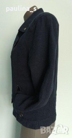 Ленено яке моторбайк модел "Zara" / унисекс, рокерско яке , снимка 3 - Якета - 40689951