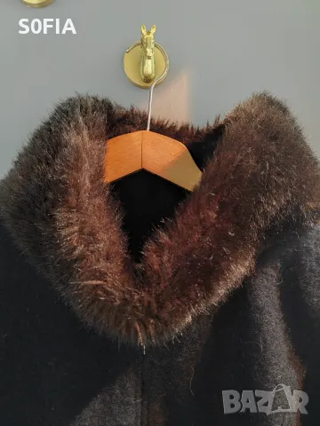 Елизабет Elizabeth вълна пончо , снимка 4 - Палта, манта - 49344897