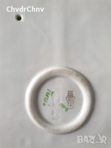 2бр Zsolnay Pecs статуетка 33см/стара унгарска порцеланова фигура/седнал мъж-овчар, снимка 10 - Статуетки - 49577395