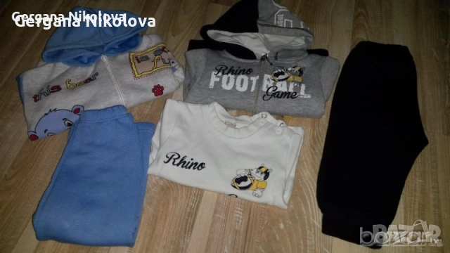 Бебешки дрехи 74/80 размер, снимка 10 - Комплекти за бебе - 44825438