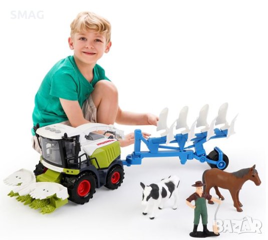Трактор Фигура на животно Звуци и светлини, снимка 2 - Коли, камиони, мотори, писти - 43101576