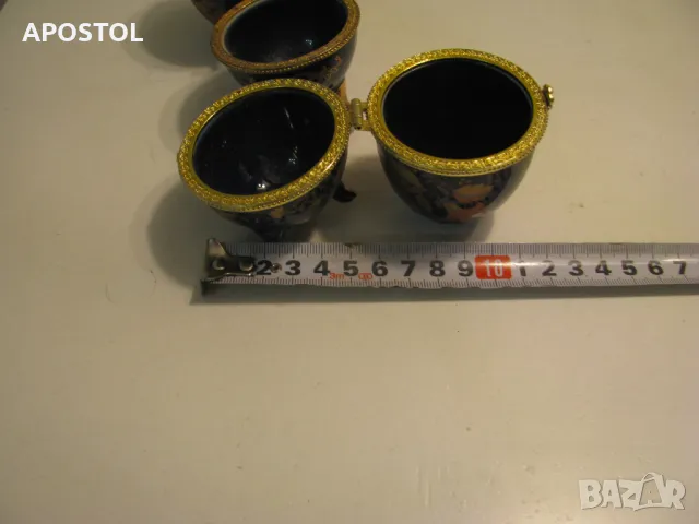 Порцеланова кутийка яйце, снимка 3 - Антикварни и старинни предмети - 49364024