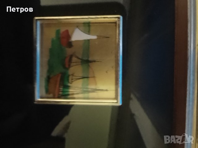 картина рисувана на златно фолио 4 бр, снимка 3 - Картини - 44085363