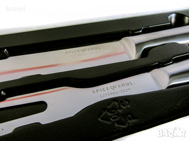 НОВ! Комплект нож и вилица за месо 34 см, снимка 6 - Прибори за хранене, готвене и сервиране - 28281554