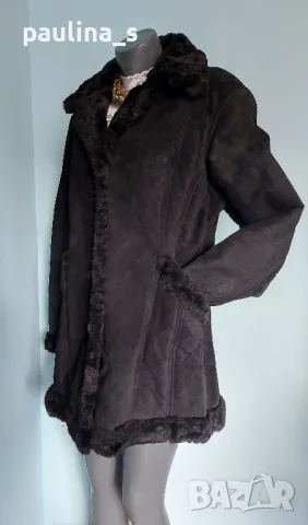 "Steve Madden" / Естествен велур / Дамски кожух / 44 EU , снимка 3 - Палта, манта - 48877475