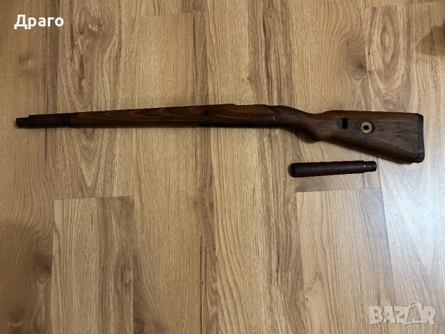 Приклад и полуложа за карабина Маузер 98к военно производство Mauser 98k, снимка 4 - Антикварни и старинни предмети - 52929657