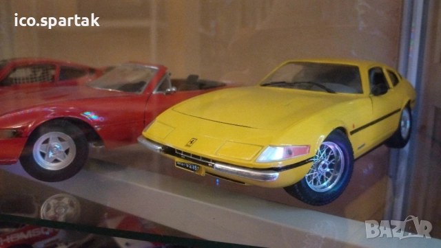 Метални колички 1:18 Ferrari 365 GTB 4 Daytona 1969 г, снимка 11 - Колекции - 27207593
