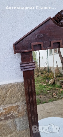 Антикварно дървено огледало , снимка 16 - Декорация за дома - 52842135