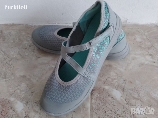 NEWFEEL Дамски обувки за градско ходене pw 160 br'easy, сиво/тюркоаз, снимка 2 - Дамски ежедневни обувки - 40635806