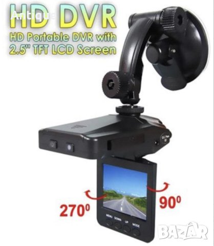 Камера за автомобил HD DVR HD Portable DVD with 2.5 TFT LCD екран, снимка 3 - HD камери - 42990814