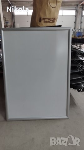 Снап рамка алуминиева, за плакати и реклами 2 + 4бр, снимка 4 - Рекламни табели - 40649419