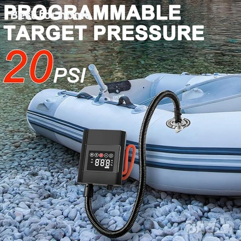 FIETODK Електрическа, акумулаторна SUP помпа 12000mAh , снимка 6 - Друга електроника - 50629170