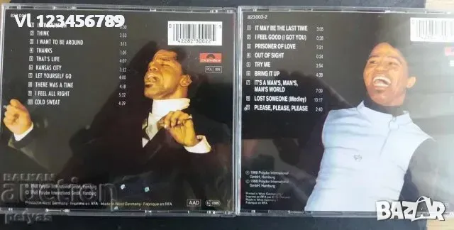 СД -James Brown Live at the Apollo -2 CD, снимка 2 - CD дискове - 49862720