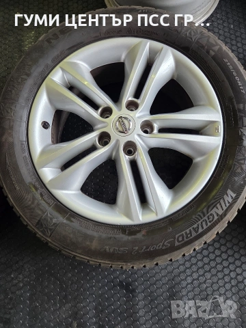 Джанти 17 цола Нисан + гуми М+S dot 22, снимка 8 - Гуми и джанти - 53322794