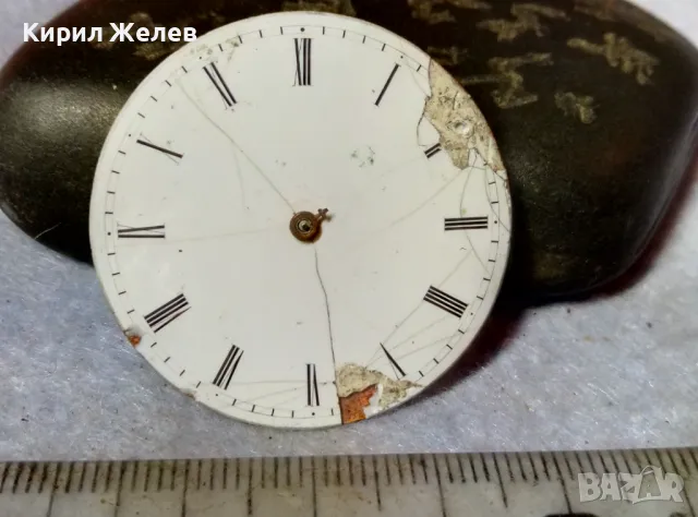 МЕХАНИЗЪМ от РЯДЪК СТАР КОЛЕКЦИОНЕРСКИ ШВЕЙЦАРСКИ ДЖОБЕН ЧАСОВНИК с РИМСКИ ЦИФЕРБЛАТ 49644, снимка 8 - Антикварни и старинни предмети - 48578773