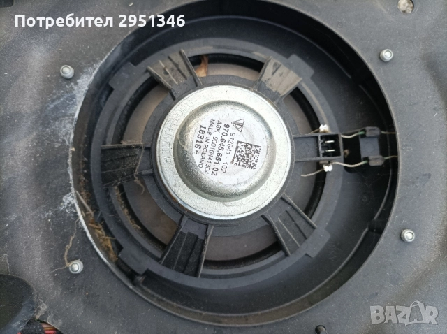 високоговорител Porsche Panamera Macan Cayenne 97064565102, снимка 2 - Части - 52249503