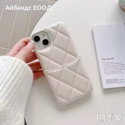 Кожен калъф - чанта за iPhone 12/13/14/15 PLUS, PRO и PRO MAX, снимка 10 - Калъфи, кейсове - 49413773