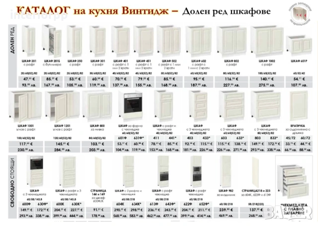 Кухня ъглова Винтидж МДФ 162/202 см - Сноу от модулни шкафове. Безплaтен Проект, снимка 4 - Кухни - 32957216